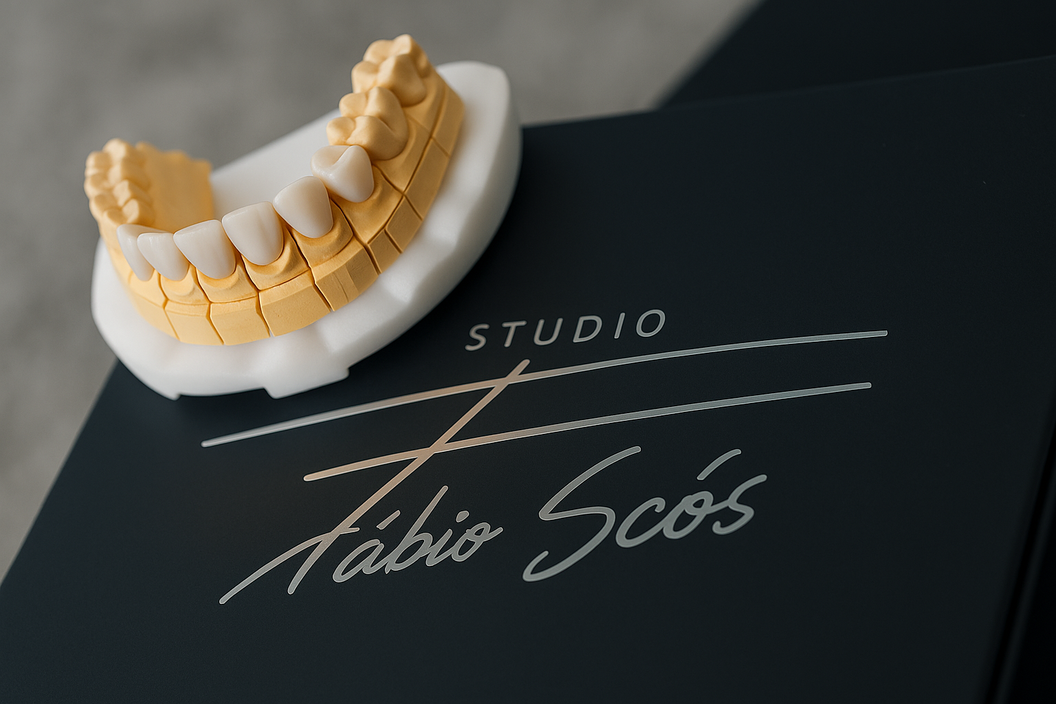 Modelo dental detalhado
